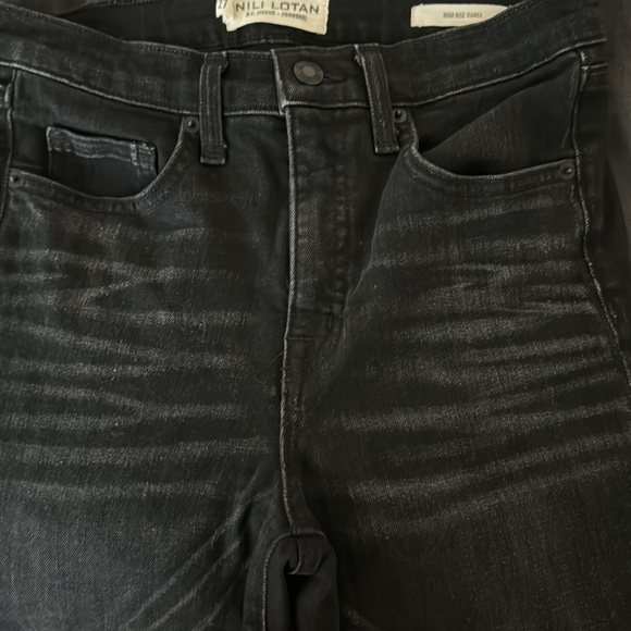 *LIKE NEW* Nili Lotan High Rise Vianca Cropped Distressed Jeans 27 - Picture 5 of 6